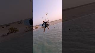 Actions Of A Crazy Kitesurfer 😱 He Showed Of Some Insane Tricks 🤯 [upl. by Alliscirp]