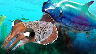 UNLOCKED ICHTHYOSAURUS vs NEW CUTTLEFISH  Feed and Grow Fish  Part 53  Pungence [upl. by Terrence421]