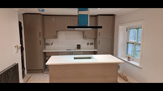 White Carrara Quartz Mnm Stone Kitchen Worktops Supply amp Installation In Wood Green North London [upl. by Selda252]