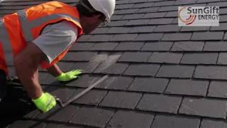 How to Install PV on Slate Roofs  Training [upl. by Ydnew]