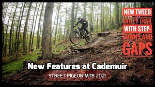 Cademuir MTB  Two NEW challenging features [upl. by Eudoxia]