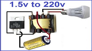 15 volts to 220 AC Inverter [upl. by Kernan]