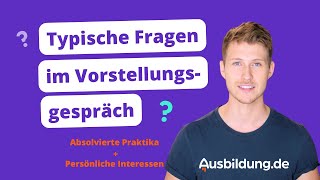 7 typische Fragen im Vorstellungsgespräch ❓ [upl. by Fulvi]