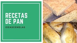 RECETA LAS MEJORES RECETAS DE PAN  BEST BREAD RECIPES [upl. by Edyaj507]