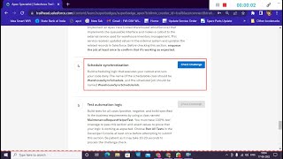 Schedule synchronization  Apex Specialist  Salesforce [upl. by Guarino349]