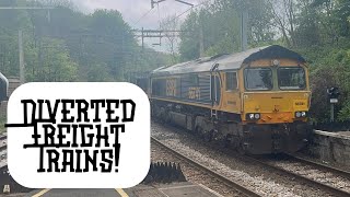 Diverted Trains in North Staffordshire GOES WRONG [upl. by Rezal]