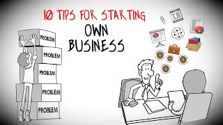 10 Tips for Starting your Own Business  Must Watch [upl. by Yrag]