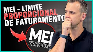 ENTENDA como funciona o LIMITE PROPORCIONAL de FATURAMENTO do MEI e EVITE problemas com a RECEITA [upl. by Anitak]