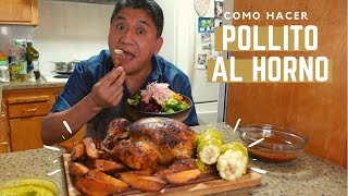 POLLITO AL HORNO DE LA COCINA DE VICTORIANO [upl. by Ibmat]