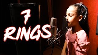 Ariana Grande  7 rings Cover by 7 year old Tinie T  MihranTV [upl. by Folberth]