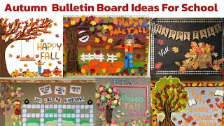 Best bulletin board ideas for Autumn 🍁 🍁 🍁 school decoration  Amazing ideas for kids [upl. by Garner]