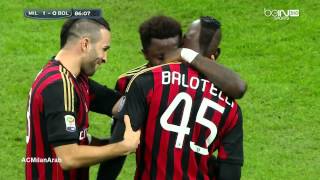 Mario Balotelli goal vs Bologna [upl. by Carmelle22]