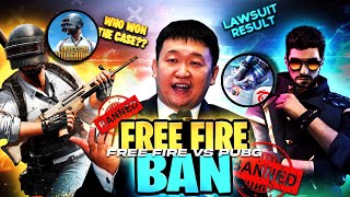 😨 Lawsuit Result  PUBG VS FREE FIRE Case New Update [upl. by Joey]