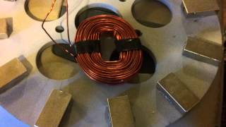 Coils for 1kw wind turbine [upl. by Ailekahs615]