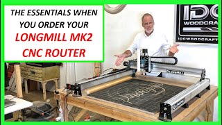 CNC Router Essential Items You Need When Ordering Your CNC Router Longmill MK2 by Sienci Labs [upl. by Mapel44]