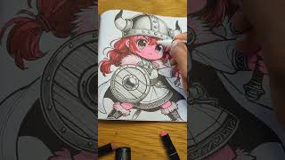 Simple Tuto Red Monochrome animetutorial drawing art manga shortsfanart [upl. by Snehpets]