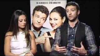 Mila Kunis and Justin Timberlake at FWB Press Conference in Moscow [upl. by Abbotsun]