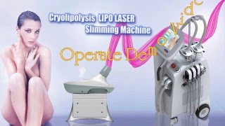 Cryolipolysis plus lipo laser Machine LCR01 VIdeo [upl. by Yelad]