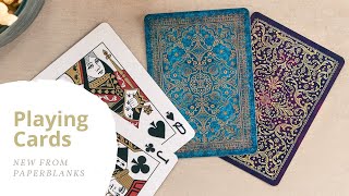 Introducing Paperblanks Playing Cards [upl. by Aryahay]