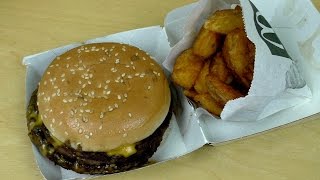 Double Royal Cheese Burger  Massive Beef McDonalds [upl. by Oremar]