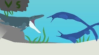 PAF  Mosasaurus Vs Two Tylosaurus [upl. by Breger]