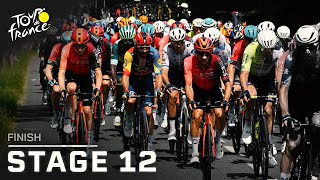 Highlights 2024 Tour de France Stage 12 finish  Cycling on NBC Sports [upl. by Anitnegra943]