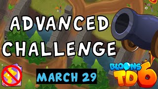 Bloons TD 6 Advanced Challenge  Jimothy48s Challenge  No MK No Powers Used  March 29 2024 [upl. by Norreht]