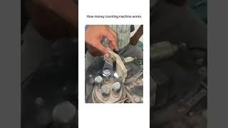 How Cash Counting Machine Works money viralshorts explore trending youtube shorts [upl. by Garber]