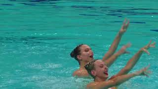 Artistic Swimming Duet Technical 2024Croatia [upl. by Etka303]