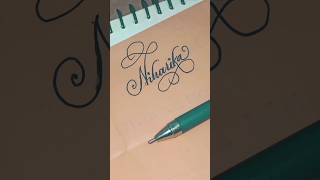 Niharikaenglish calligraphy handwriting shortsvideo [upl. by Notgnirrac679]