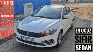 FIAT EGEA 14 FIRE 95HP İNCELEME VE TEST SÜRÜŞÜ GERÇEKTEN KÖTÜ MÜ YAĞ EKSİLTİYOR MU  BURSA [upl. by Meggs]