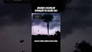 URGENTE CICLONE CHEGANDO ONDA DE TEMPESTADES SEVERAS SE APROXIMA ALERTA LARANJA DO INMET [upl. by Eenej]