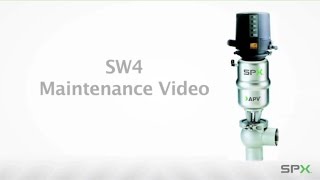 DELTA SW4 Single Seat Valve Maintenance Procedures  APV [upl. by Yecam246]