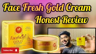 Face Fresh Gold beauty Cream Honest Review  Best Whitening Cream  Shezijatt [upl. by Ilse]