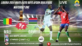 Mali U20 vs Gambia U20 Live  2024 WAFU A U20 Boys Nations  2025 AFCON Qualifiers [upl. by Burdelle]