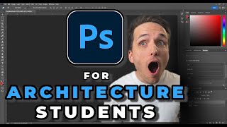 Photoshop Tip for an Architecture Student  How to Use Material ID in Photoshop Shorts [upl. by Jacquelin593]