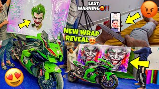 Last Warning😡 New Wrap Reveal😍 Zx10r SUPERBIKE MODIFICATION FINALLY Preparation for Ladakh Ride [upl. by Meer657]