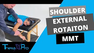 Manual Muscle Test  Shoulder External Rotation [upl. by Kra369]