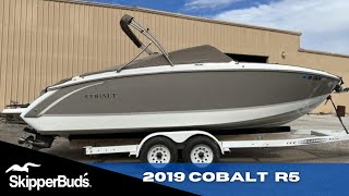 2019 Cobalt R5 Sport Boat Tour SkipperBuds [upl. by Adyeren899]