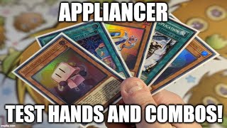 HOW TO PLAY A APPLIANCER DECK TEST HANDS COMBOS JUNE 2021 YUGIOH [upl. by Fae]