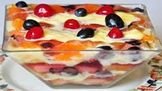 Trifle Pudding  What a Taste  Vanitha TV [upl. by Ahsimed]