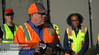 Director Strickler on I84 closure [upl. by Ynolem]