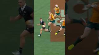 Insane HALF FIELD run highlights allblacks wallabies [upl. by Eleirbag75]