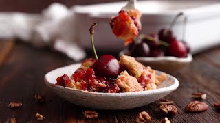 Cherry Dump Cake Recipe [upl. by Rawley]