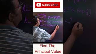 Find the Principal Value [upl. by Sherline]