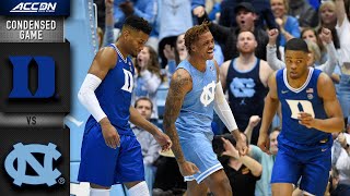 Duke vs North Carolina Condensed Game  201920 ACC Mens Basketball [upl. by Reeves811]