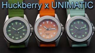 New Huckberry x Unimatic Earthform U4 Collection  Limited Editions Swiss Automatic 300m Italy [upl. by Meridel]