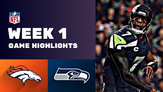 Broncos vs Seahawks Week 1 NFL Game Highlights [upl. by Orr]