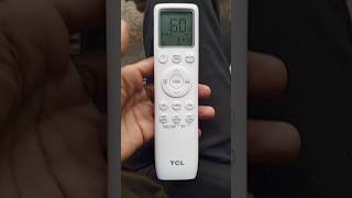 TCL Ac remote gentle wind button function TCL Ac remote setting  how to use TCL remote [upl. by Mcdermott]