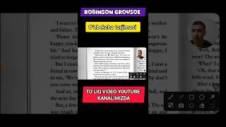 Full video👆 Robinson crousoe tarjimasi elementary book  English Max  Mr Maxsud  hikoya tarjimasi [upl. by Sly884]